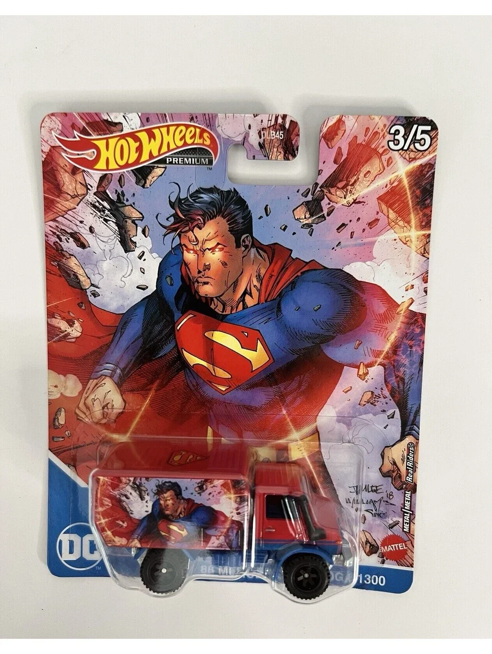 New Hot Wheels Premium DC Comics Super-Man '88 Real Riders